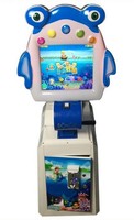 2015最新款游艺机双人快乐钓鱼宝贝游戏机儿童投币电玩游艺设备