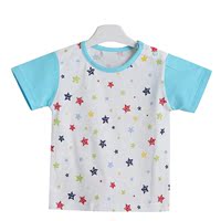 夏季新款宝宝短袖T恤男童女童圆领打底衫竹纤维薄款夏装2015童装