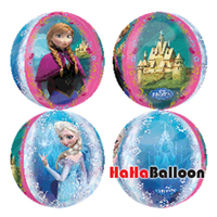 美国Anagram铝箔气球 生日派对装饰 冰雪奇缘立体球 迪士尼公主