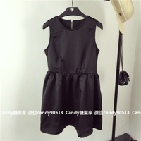 CarieDo 独家设计定制 经典必入 双面缎显瘦高质感小黑裙