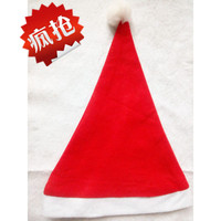 圣诞帽老人帽子批发定制圣诞帽圣诞节装饰品圣诞礼物品成人儿童帽