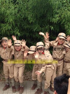 促销日本军装军服小儿童演出服装摄影舞台表演服装小鬼子兵套装服