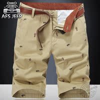 AFS  JEEP夏装新款短裤男士吉普五分军装中裤大码宽松休闲男裤子