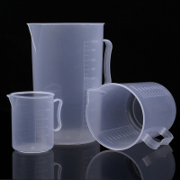 透明加厚塑料量杯量筒带刻度烘焙工具奶茶店特大号烧杯厨房小工具