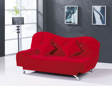 双人小户型日式多功能沙发床 1米1.2米1.5米折叠特价布艺包邮F013