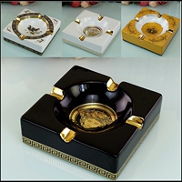 范思哲欧式陶瓷烟灰缸创意时尚办公室客厅个性烟缸大号高档送礼品