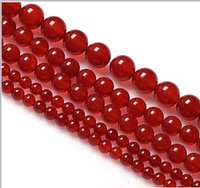 包邮DIY手工饰品天然水晶红玛瑙4-20mm半成品佛珠散珠吉祥红
