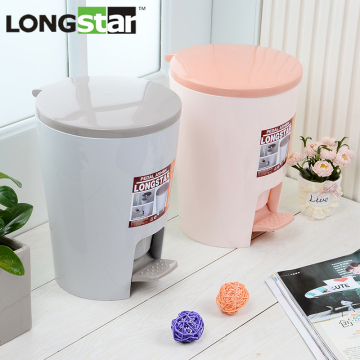家庭使用时尚创意脚踏式塑料大号垃圾桶 卫生间厕所卫生巾收纳桶