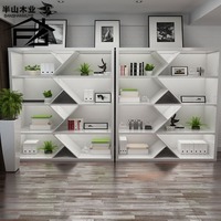 简约书架书柜置物架创意隔断柜储物架简易储物柜子自由组合收纳柜
