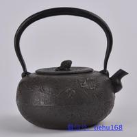 代购铁壶日本老铁壶原装正品进口南部铁器茶壶茶道烧水壶铸铁壶