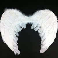 cosplay儿童节万圣节圣诞新年派对聚会天使羽毛翅膀演出表演道具