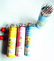 秘密花园系列彩铅笔24色桶装铅笔 包邮送卷笔刀