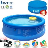 送礼包 正品原装INTEX充气家庭 游泳池 儿童超大号超高加厚戏水池