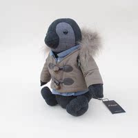 艾格/Etam专柜正品礼品貉子毛外套公仔企鹅玩偶布艺类玩具 582602