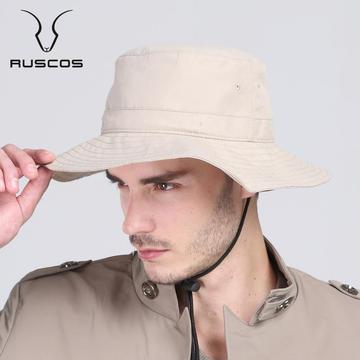 德国正品RUSCOS渔夫帽 男士盆帽 户外遮阳 帽子 钓鱼帽登山奔尼帽
