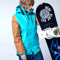 热卖正品韩国STL男女款专业单板防风防水滑雪服 冬季时尚保暖外套