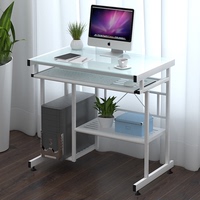 居家现代个性简约台式家用电脑桌书桌简易环保钢木办公桌 写字台