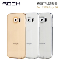 rock 三星s6手机壳 galaxy s6手机套超薄g9200透明硅胶软保护壳