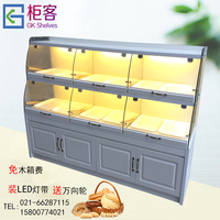 面包柜 面包展示柜 展示架边柜 蛋糕模型柜台 抽屉式面包架 货架