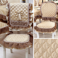 骆易家 高档欧式布艺椅子套餐椅套餐椅垫坐垫两件套装 11色可选