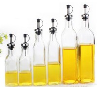 厨房用品 欧式玻璃油壶醋壶 酱油醋瓶 调料瓶子调味瓶 方形防漏油