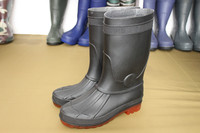 红诗雨高级塑胶雨靴  耐磨防滑防碱防酸