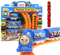 儿童玩具托马斯火车轨道玩具 电动小火车模型 益智玩具电动送电池