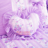 浪漫爱情 韩式田园风公主床上用品家居用品爱心抱枕心形枕（含芯