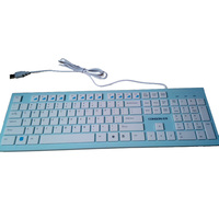 创享CK-420 巧克力超薄USB彩色省力有线键盘 本本外接键盘