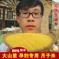新米农家奇奇沁州黄小米月子米有机小米 熬小米粥小黄米500g