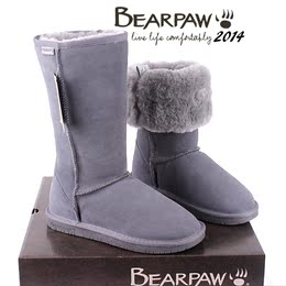 bearpaw熊掌2015真皮羊毛一体雪地靴女中筒5825高筒5815短靴5854