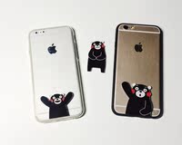 iphone6s tpu贴片4.7Kumamon熊本熊可爱熊本县手机壳DIY苹果plus