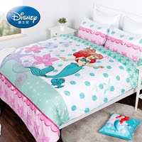 Disney/迪士尼家纺全棉卡通四件套纯棉儿童床上用品女孩三件套春