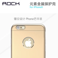 ROCK iPhone6手机壳4.7金属后盖苹果6保护套防摔奢华新款酷潮男士