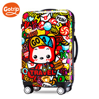 gotrip2015阿狸卡通旅行箱儿童拉杆箱香港之旅系列行李箱万向轮女