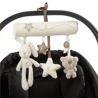 婴儿推车挂件摇铃玩具车挂床绕安全座椅挂件卡通毛绒兔子宝宝玩偶