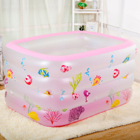 夏乐婴儿游泳池充气方形游戏水池宝宝加厚海洋球池UbUffUfN