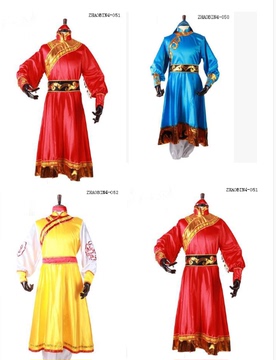 特价藏袍男装藏族舞蹈演出服装男舞台舞蹈表演服装蒙古服舞台演