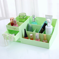 韩国创意多功能塑料梳妆台大容量化妆护肤品收纳盒抽屉式浴室盒子