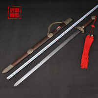 龙泉神龙太极剑 双龙不锈钢 太极剑厂家直销男女晨练剑软剑未开刃