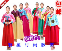 双12新品女士韩服传统少数民族女舞蹈演出服女大长今古装朝鲜服装