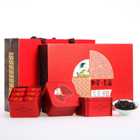 武夷山特产乌龙茶 特级传统大红袍礼盒 如是素品茶叶礼盒装
