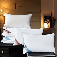 全棉防雨布保健枕芯单双人羽绒枕枕头枕芯单个48x74cm