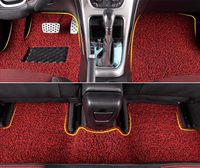 汽车丝圈脚垫PVC加厚喷丝防水防滑车用地毯可裁剪朗动福克斯速腾