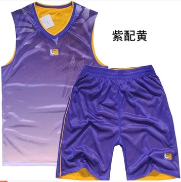 新款正品双面穿篮球服男 运动球衣 训练服比赛队服 免费印号