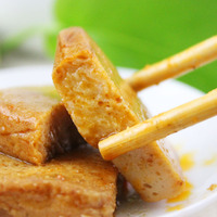 瑞松鱼豆腐 鱼板烧 鱼豆腐干 烧烤/泡椒 温州特产小吃 美味的零食