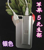包邮 iphone5/5s手机壳打火机 苹果创意外壳usb充电带线点烟神器