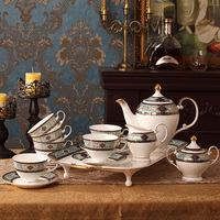 英格丽欧式茶具骨瓷咖啡具英式下午茶杯茶具套装陶瓷咖啡杯碟水杯