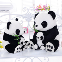 大号熊猫亲子母子公仔毛绒玩具可爱玩偶布娃娃送儿童生日礼物包邮