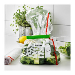 宜家代购冰箱食品食物冷藏保鲜袋密封袋收纳袋储藏袋塑料袋封口袋
